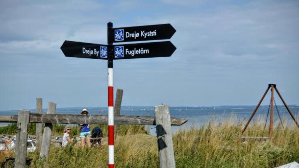 Drejø Wegweiser