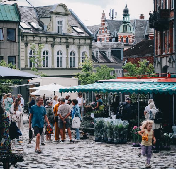 Torvedag, shopping i Svendborg, slentretur