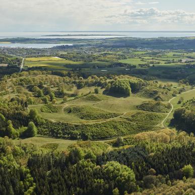 Naturlandskab de fynske alper ved Faaborg