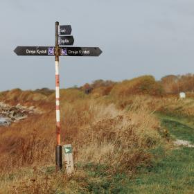 Vejskilt på Drejø-Skarø, Svendborg