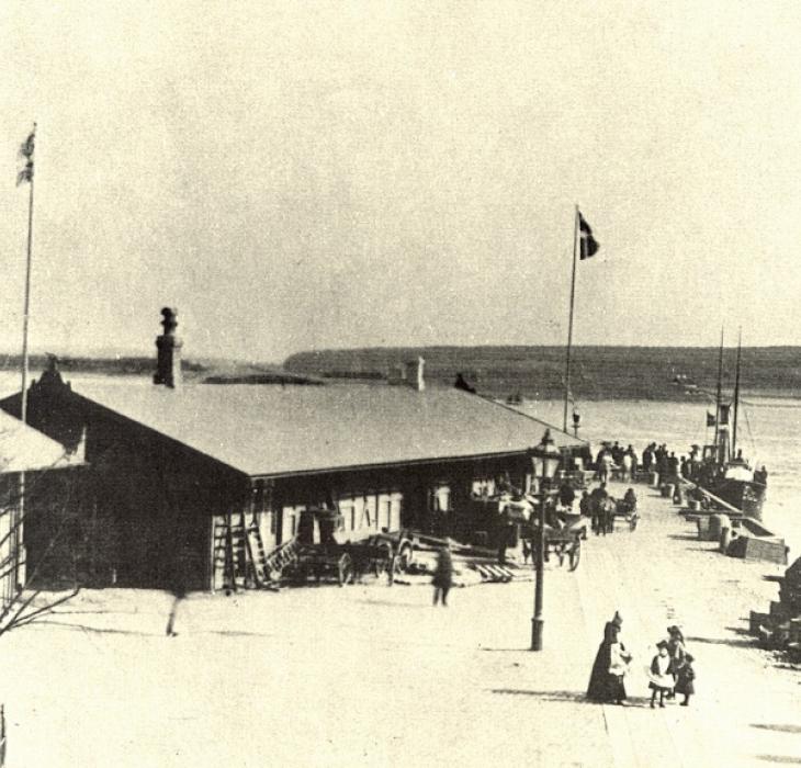 Svendborg Hafen von alte Zeiten